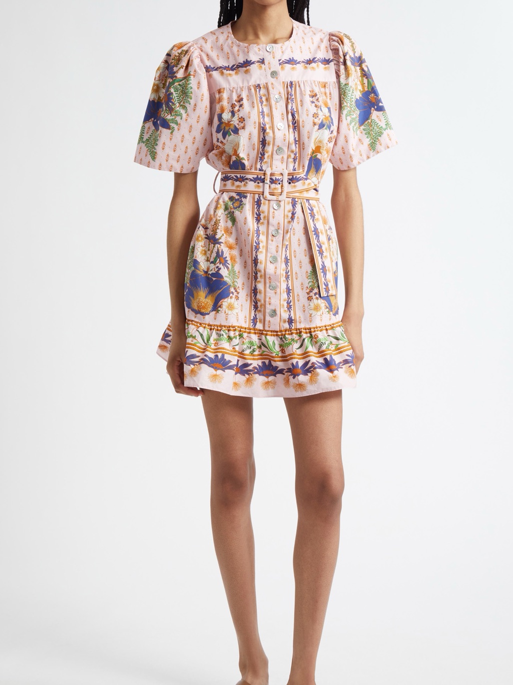 Bnwt Farm Rio Pink Dream Mini Dress